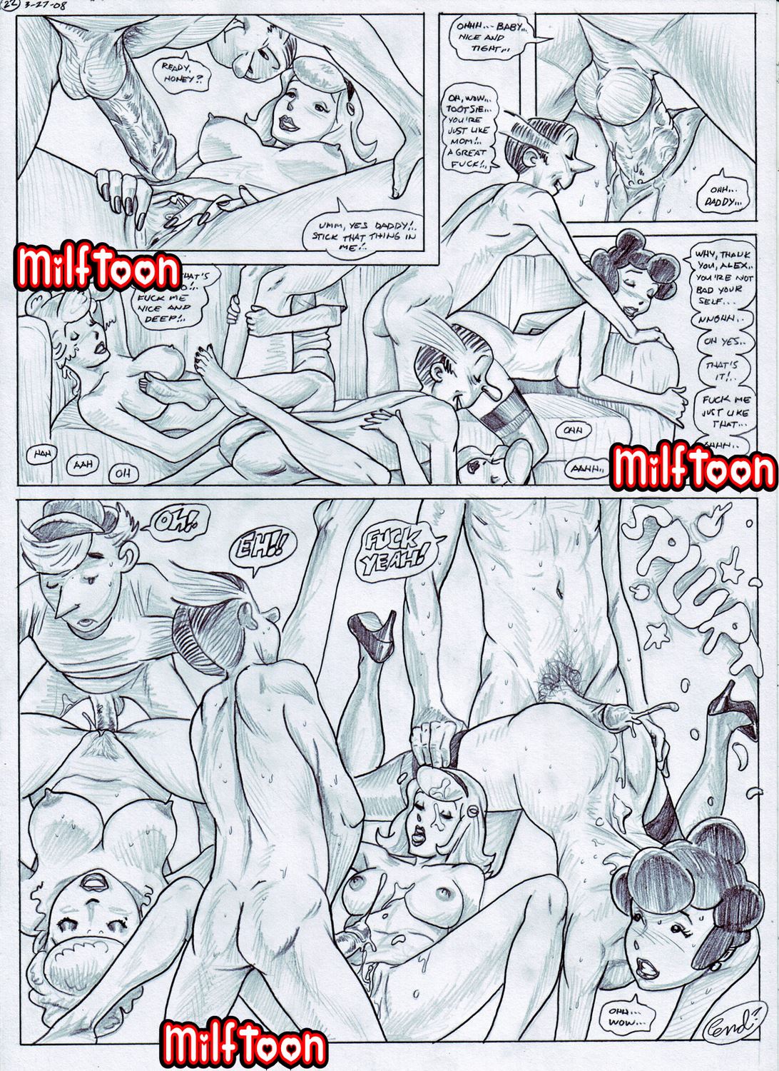 Milftoon – Pandora Box- Blondie  (Milftoon Comics) 022