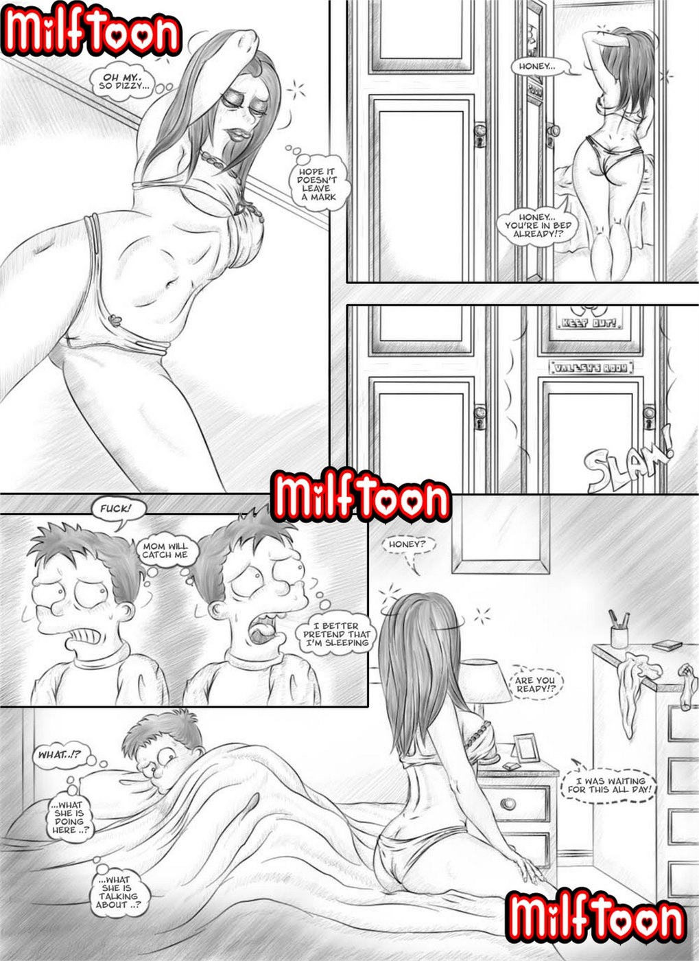 Milftoon – Simpsons- So big and hard Milftoon Comics 004