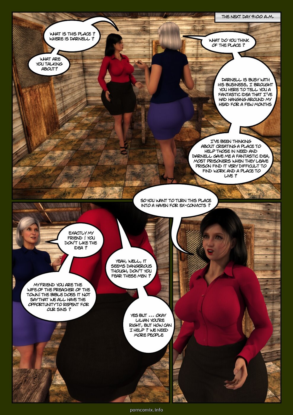 Moiarte - The Preacherus Wife -2 3D Porn Comics 008