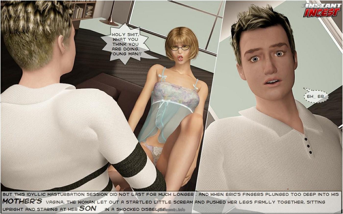 Mom’s Threesome with Sons-  3D Porn Comics 007