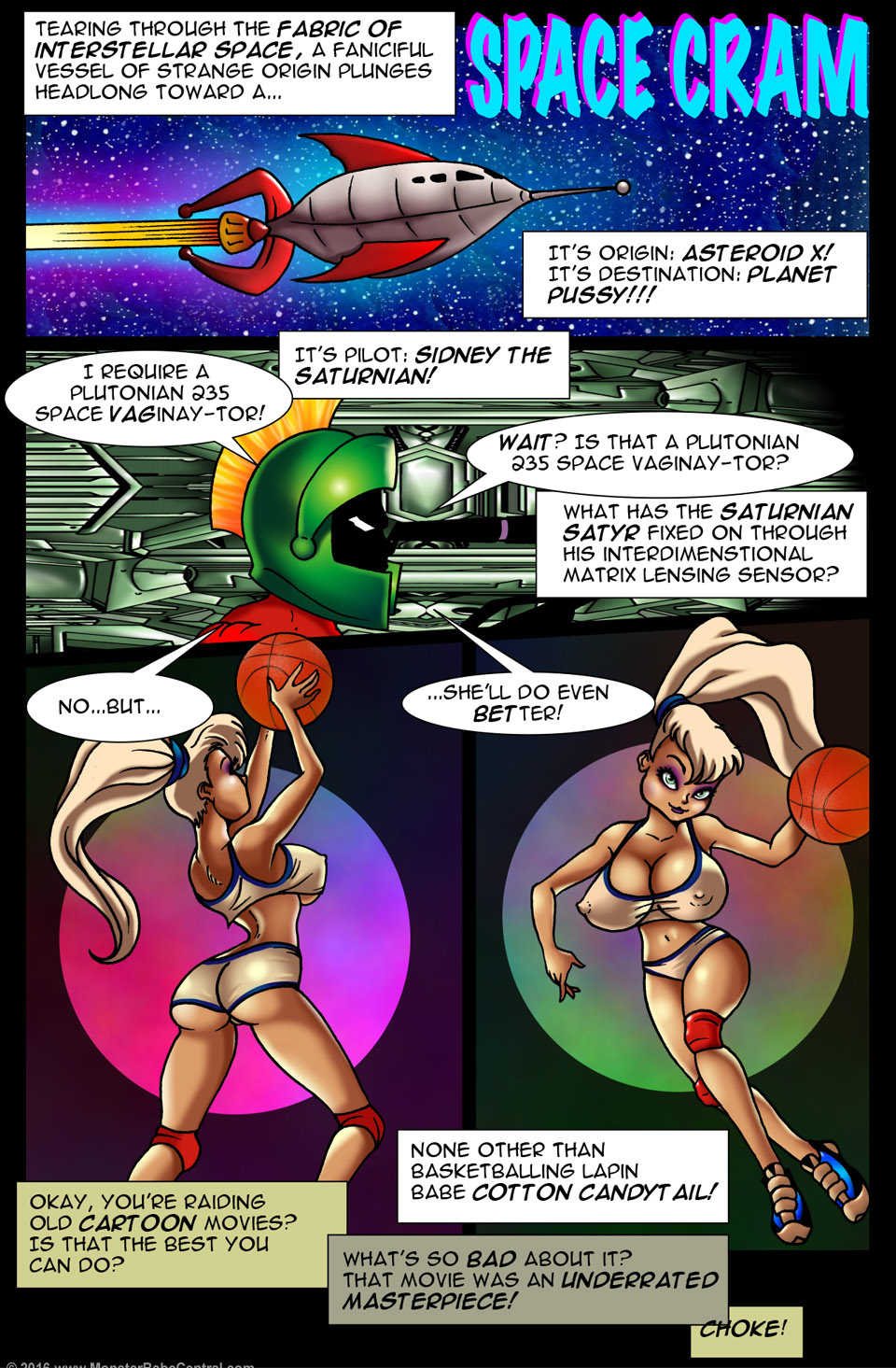 Monsterbabe – Space Cram Porncomics 001