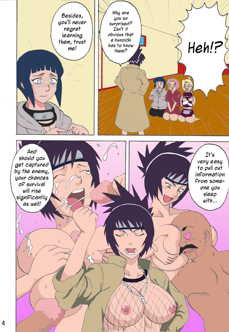 Naruto: Anko’s Class Hentai-Manga 003