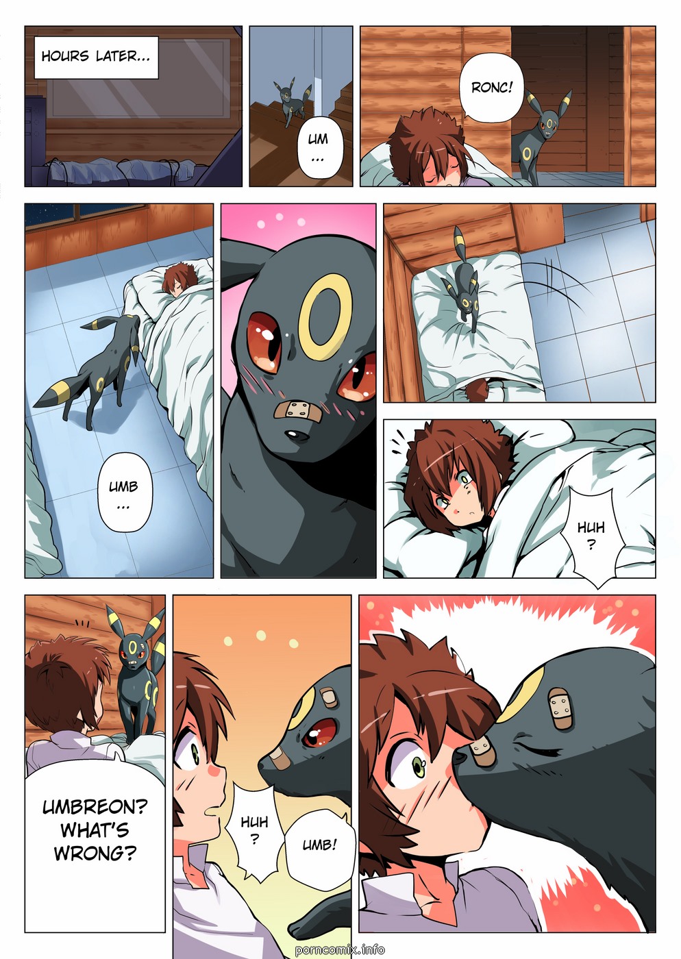 Night at the Pokemon Center Furry Comics 002