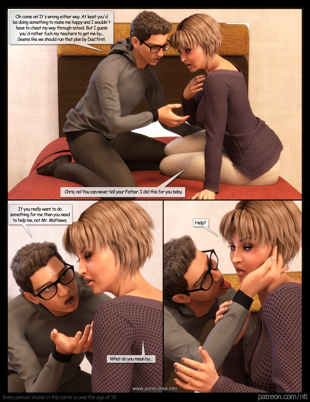 NLT Media – For My Son 3D Porn Comics 022