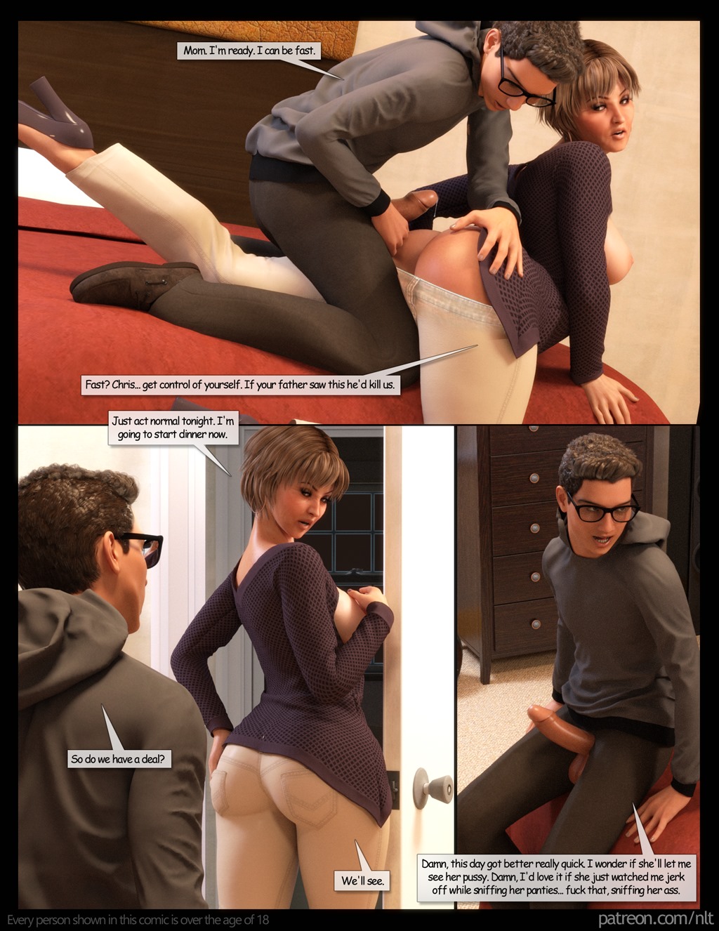 NLT Media – For My Son 3D Porn Comics 024