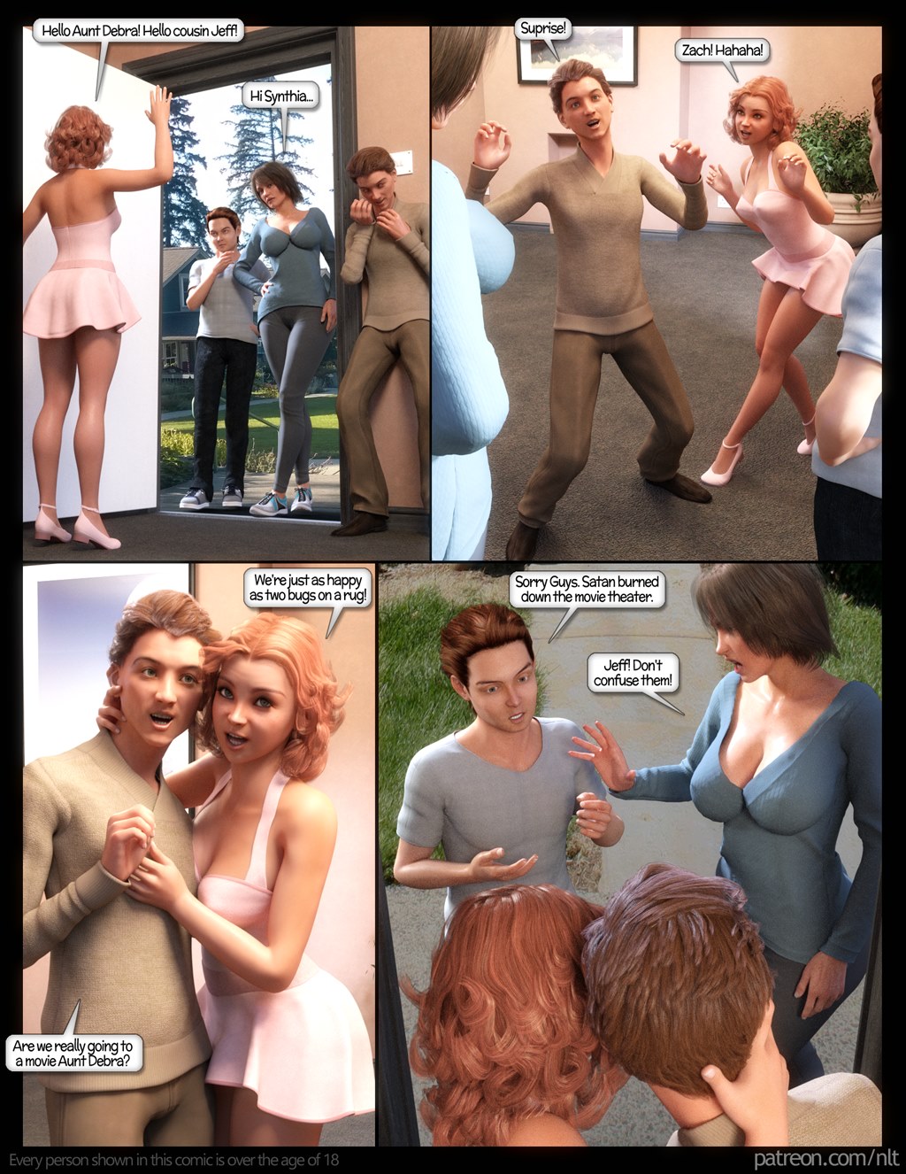 NLT Media- Aunt Debus Show 3D Porn Comics 002