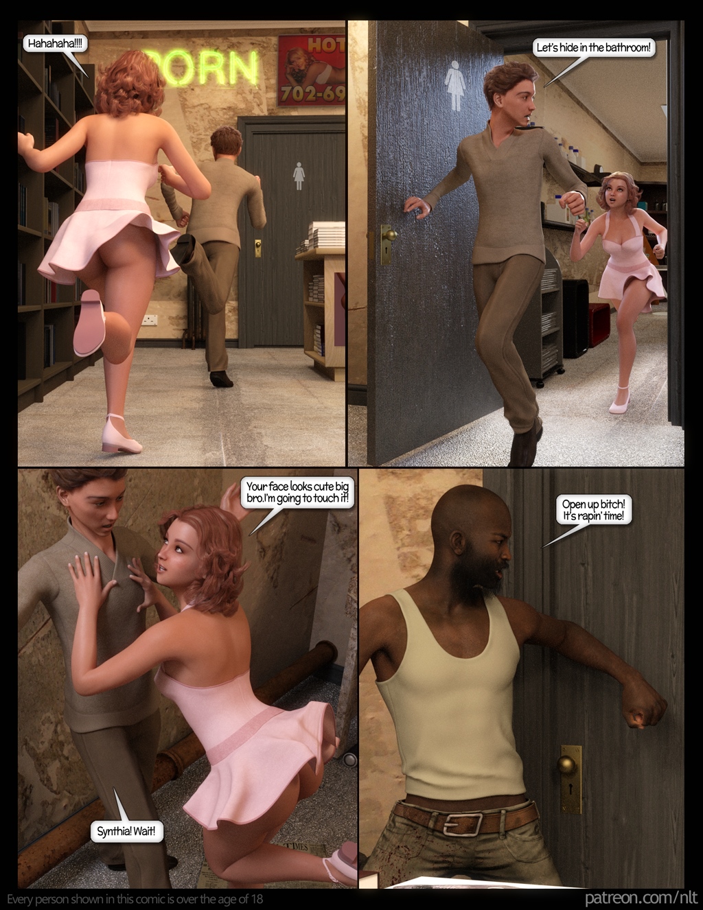 NLT Media- Aunt Debus Show 3D Porn Comics 017