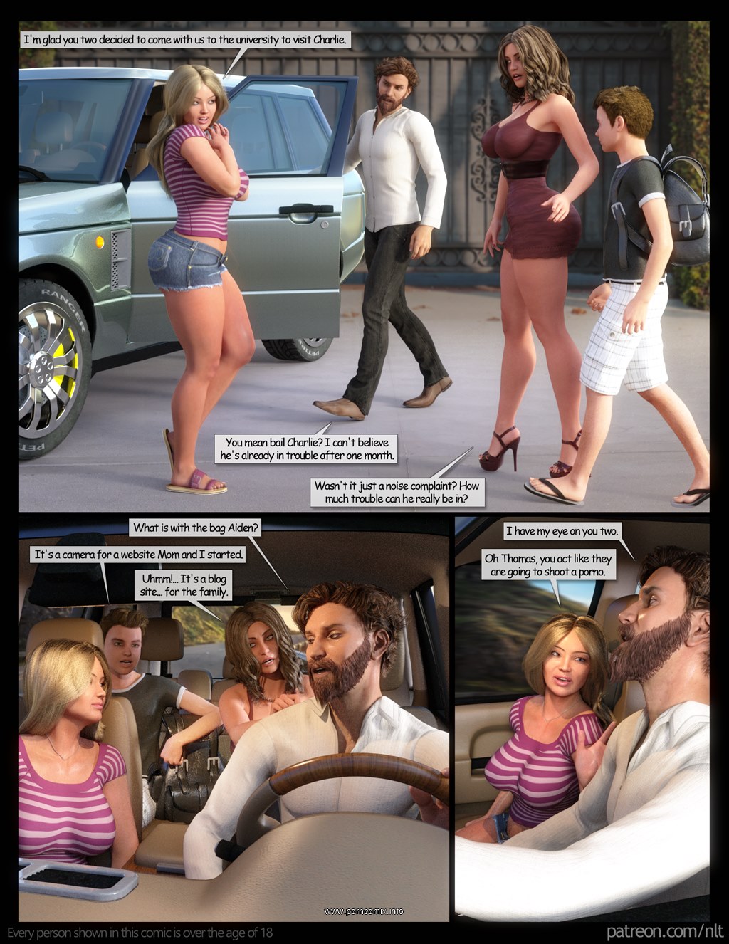 NLT- Mother’s Gangbang  Comics 002