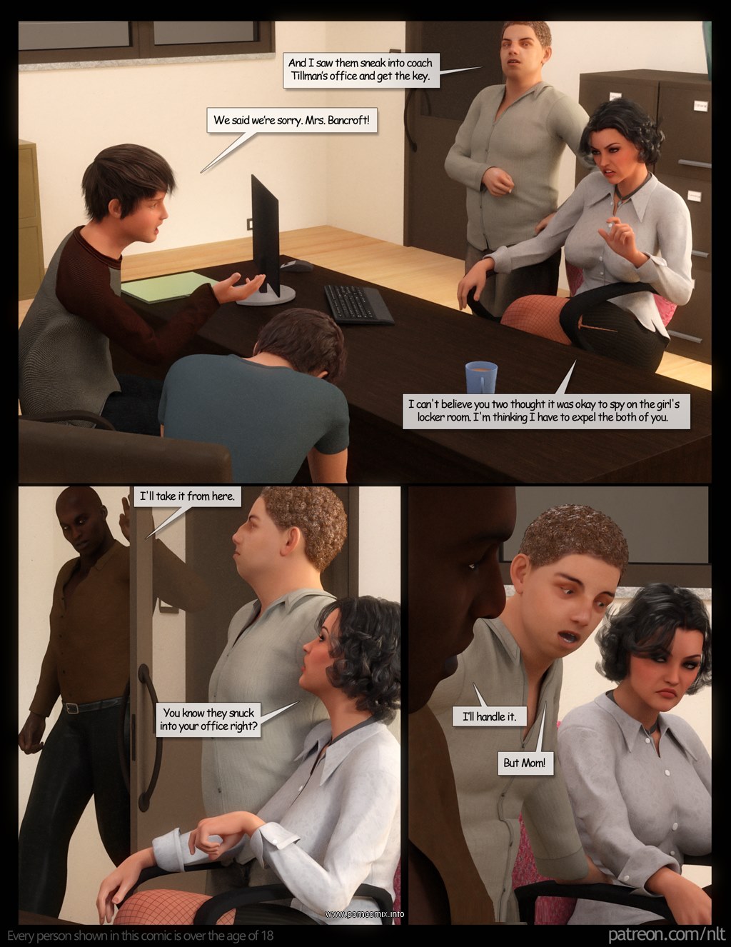 NLT- Mother’s Gangbang  Comics 003