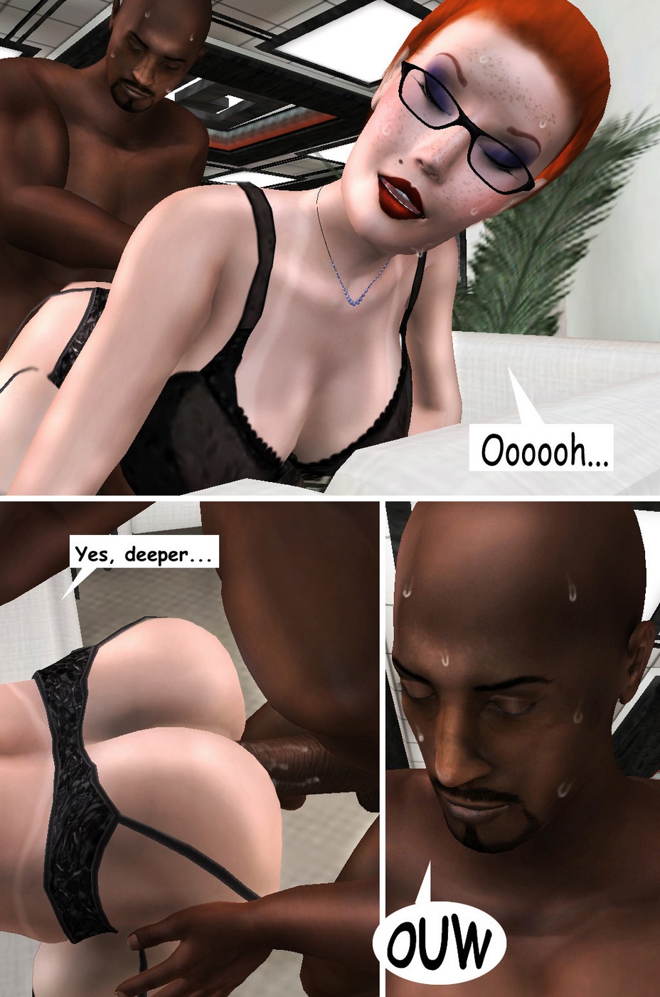 Office Secretary – Part 1,MissMichaels Interracial Comics 003