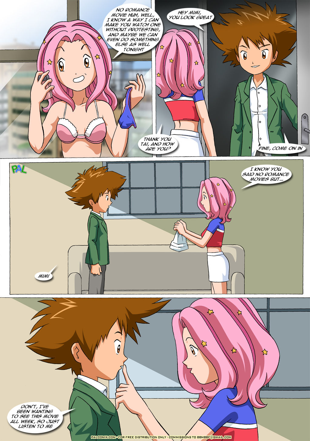 Palcomix – Movie Night at Tai’s  (Porncomics) 004