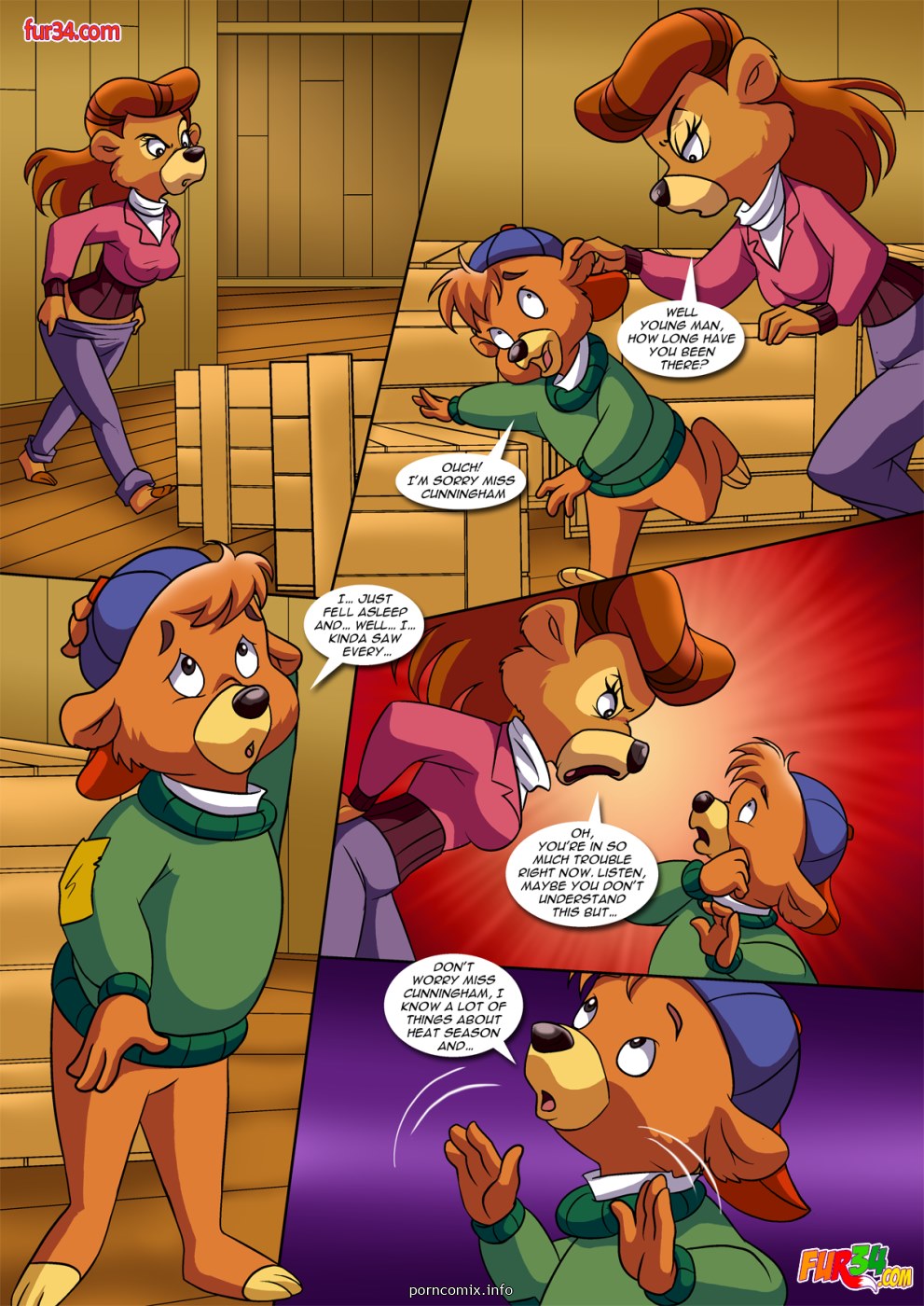 Palcomix – The lady and the cub Furry Comics 004