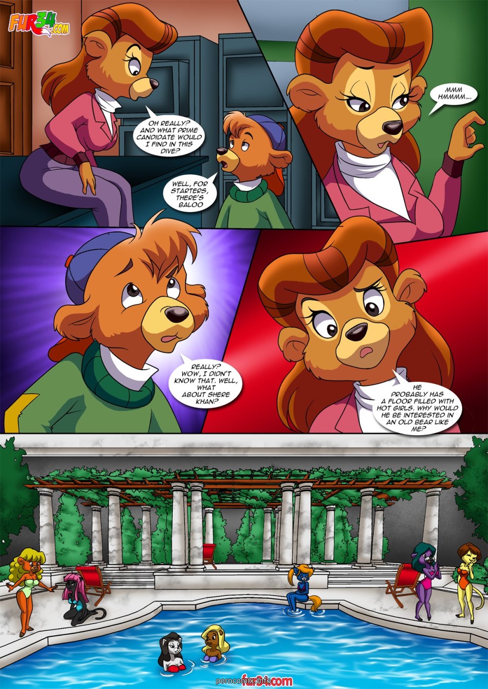 Palcomix – The lady and the cub Furry Comics 006
