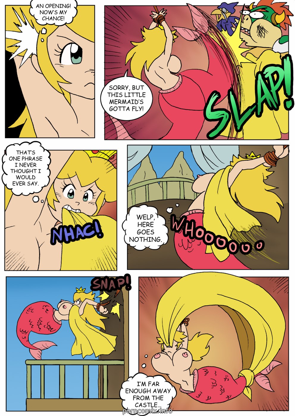 Peach’s Tail of Escape Adult Comics 009