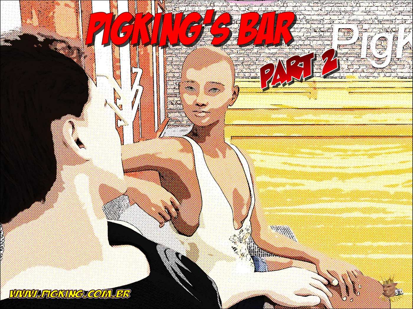 Pigking’s Bar Part 2 3D Porn Comics 001