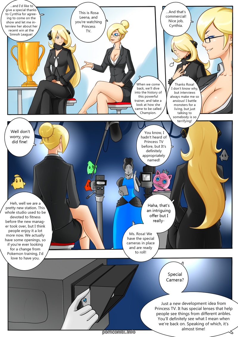 Pokemon – Cynthias Interview Adult Comics 001