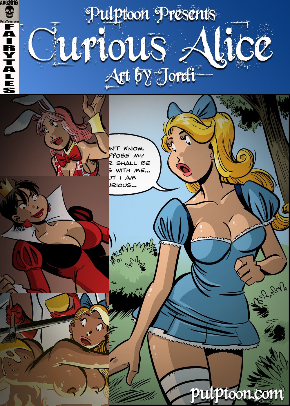 Pulptoon – Curious Alice Adult Comics 001