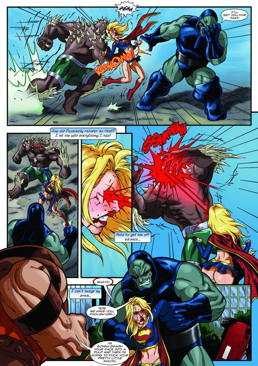 [R-EX] Supergirl’s Last Stand (Superman) Porncomics 007