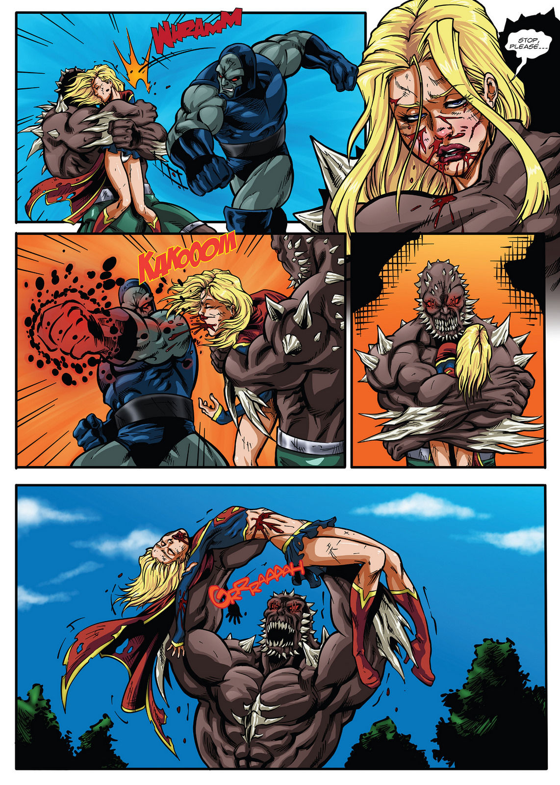 [R-EX] Supergirl’s Last Stand (Superman) Porncomics 016
