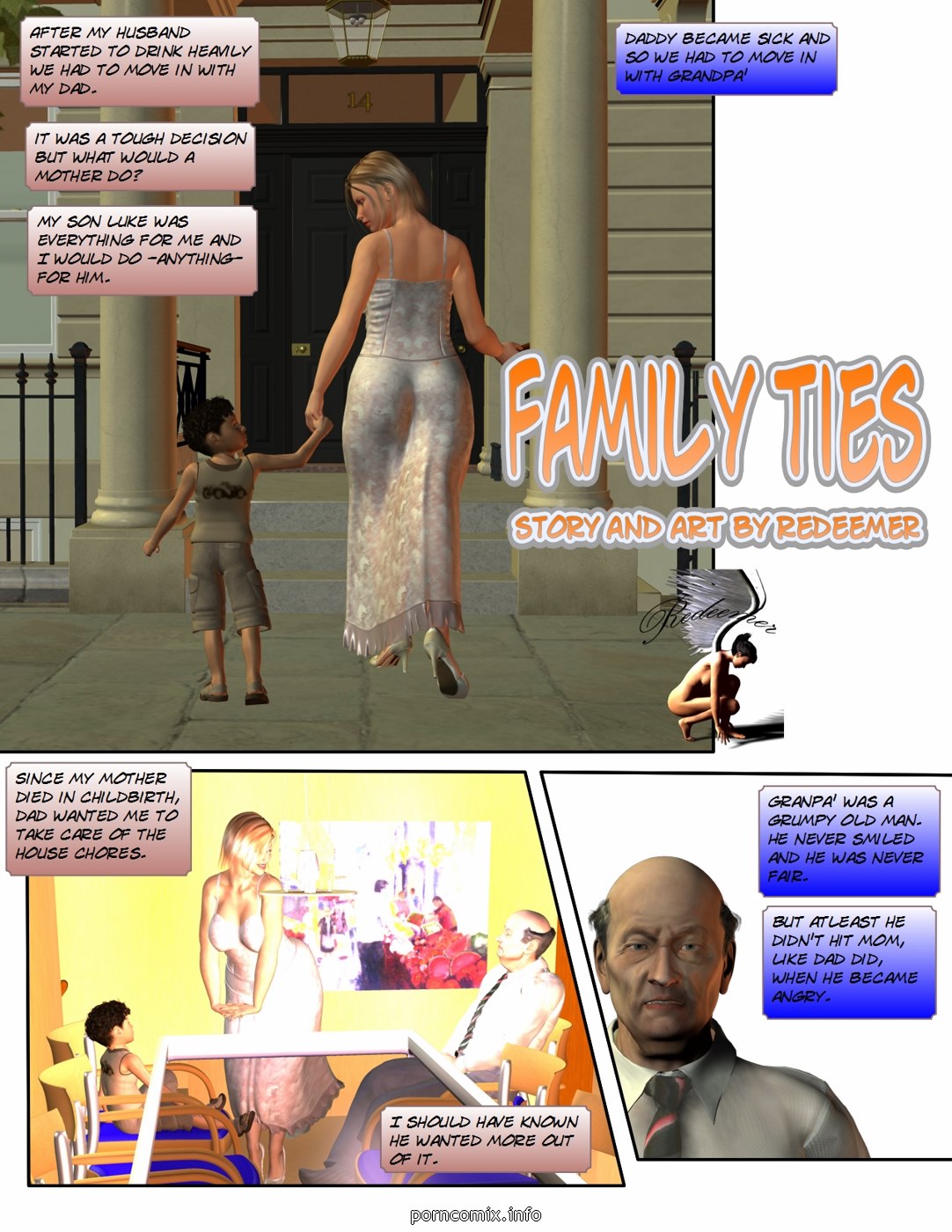 Redeemer – Family Ties 3D Porn Comics 002