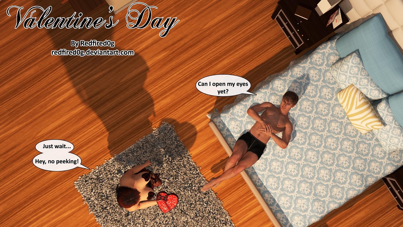 Redfiredog- Valentine’s Day 3D Porn Comics 001