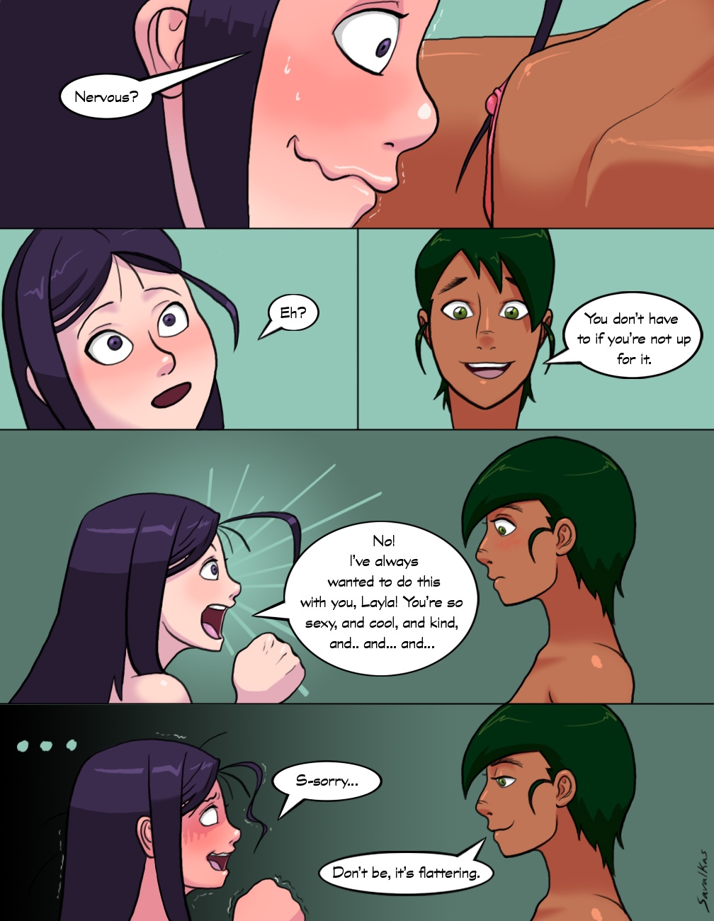 SavalKas – Ellie and Layla Adult Comics 005