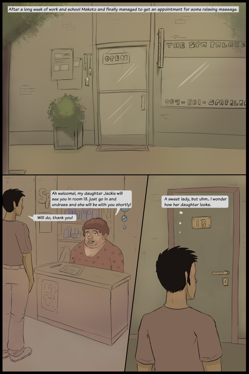 Shiin – Makoto The Massage Experience Porncomics 001