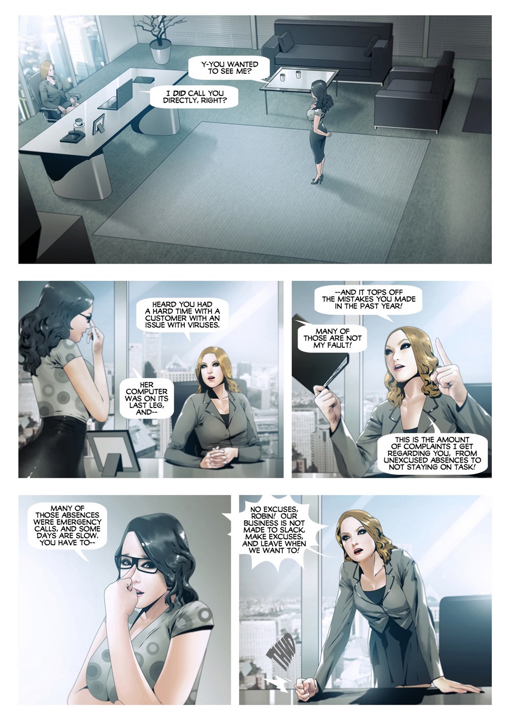 Shrink Fan – Who’s The Boss Porncomics 005