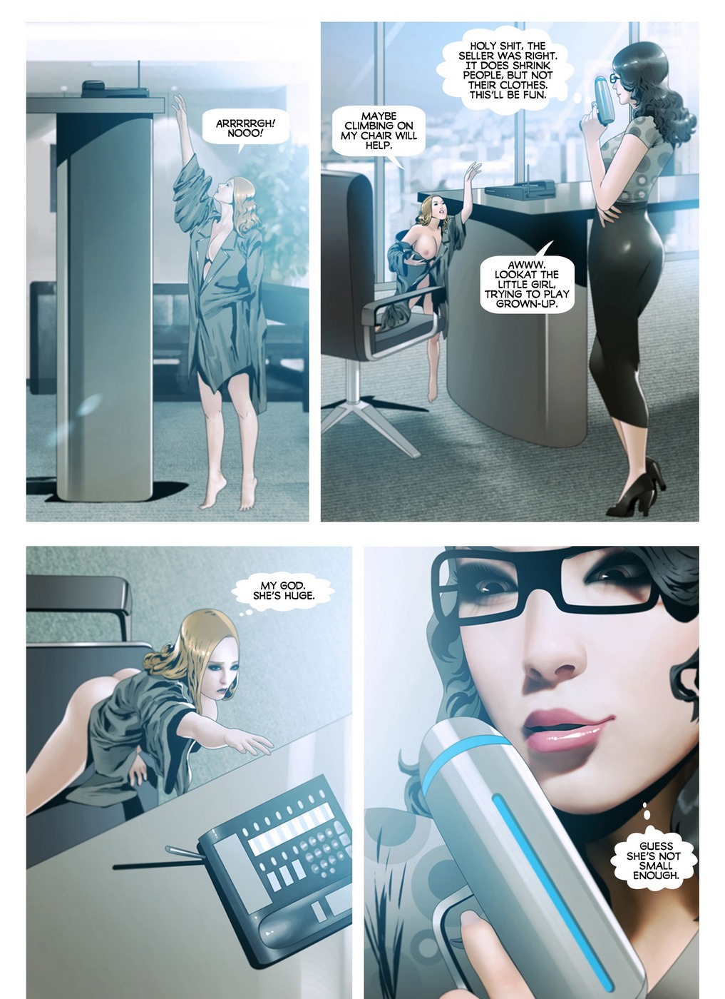 Shrink Fan – Who’s The Boss Porncomics 008