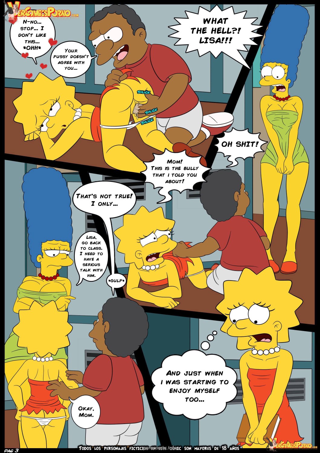 Simpsons Love for Bully – Simpsons Adult Comics 004