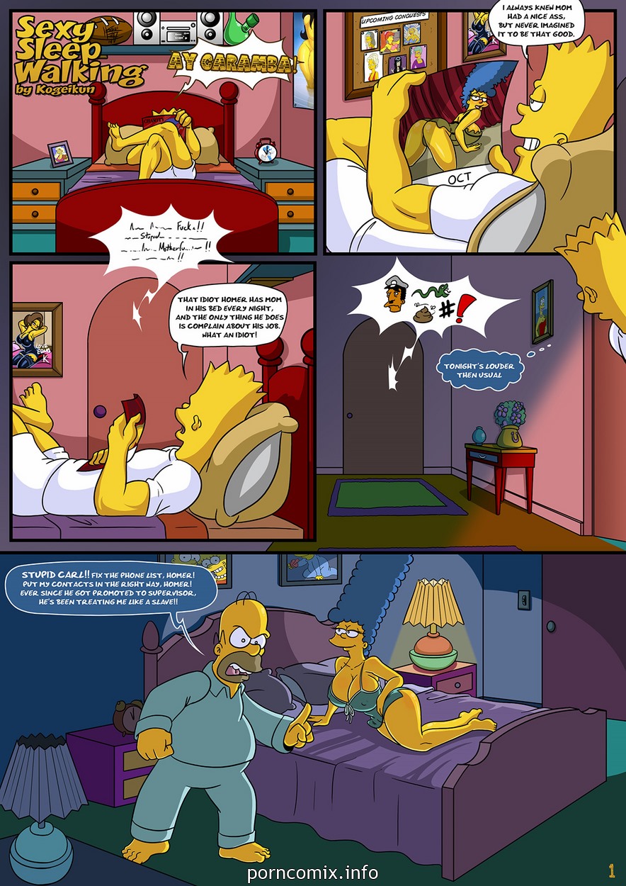 Simpsons- Sexy Sleep Walking – Kogeikun Adult Comics 002