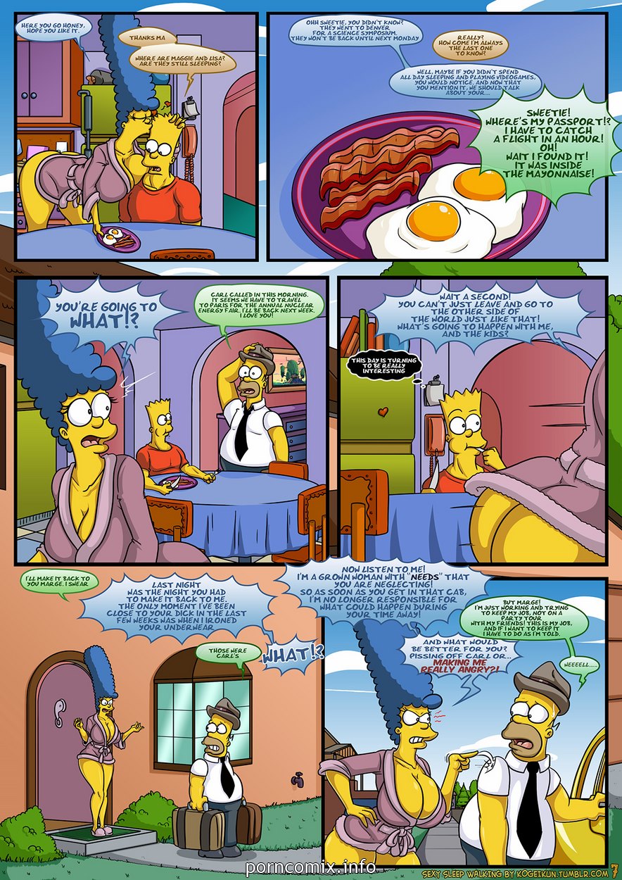 Simpsons- Sexy Sleep Walking – Kogeikun Adult Comics 008