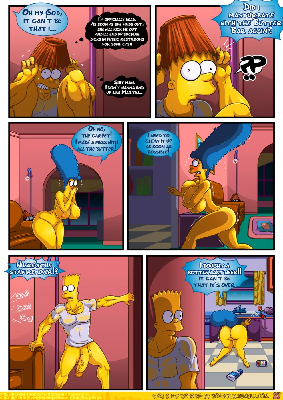 Simpsons- Sexy Sleep Walking – Kogeikun Adult Comics 028