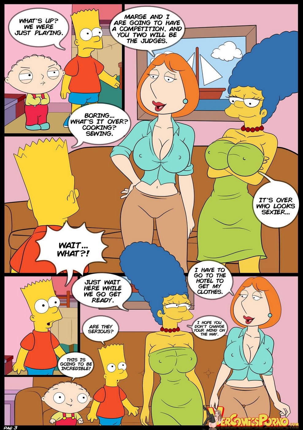 Simpsons- The Competition – Part 1 (English)  Comics 004