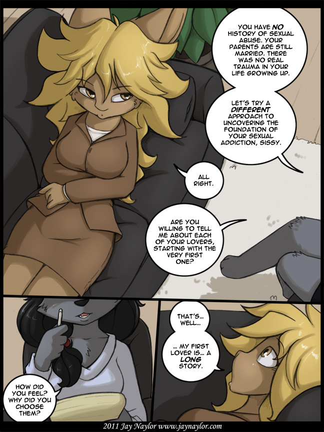 Sissy’s Issues- Jay Naylor Adult Comics, Furry Comics 002