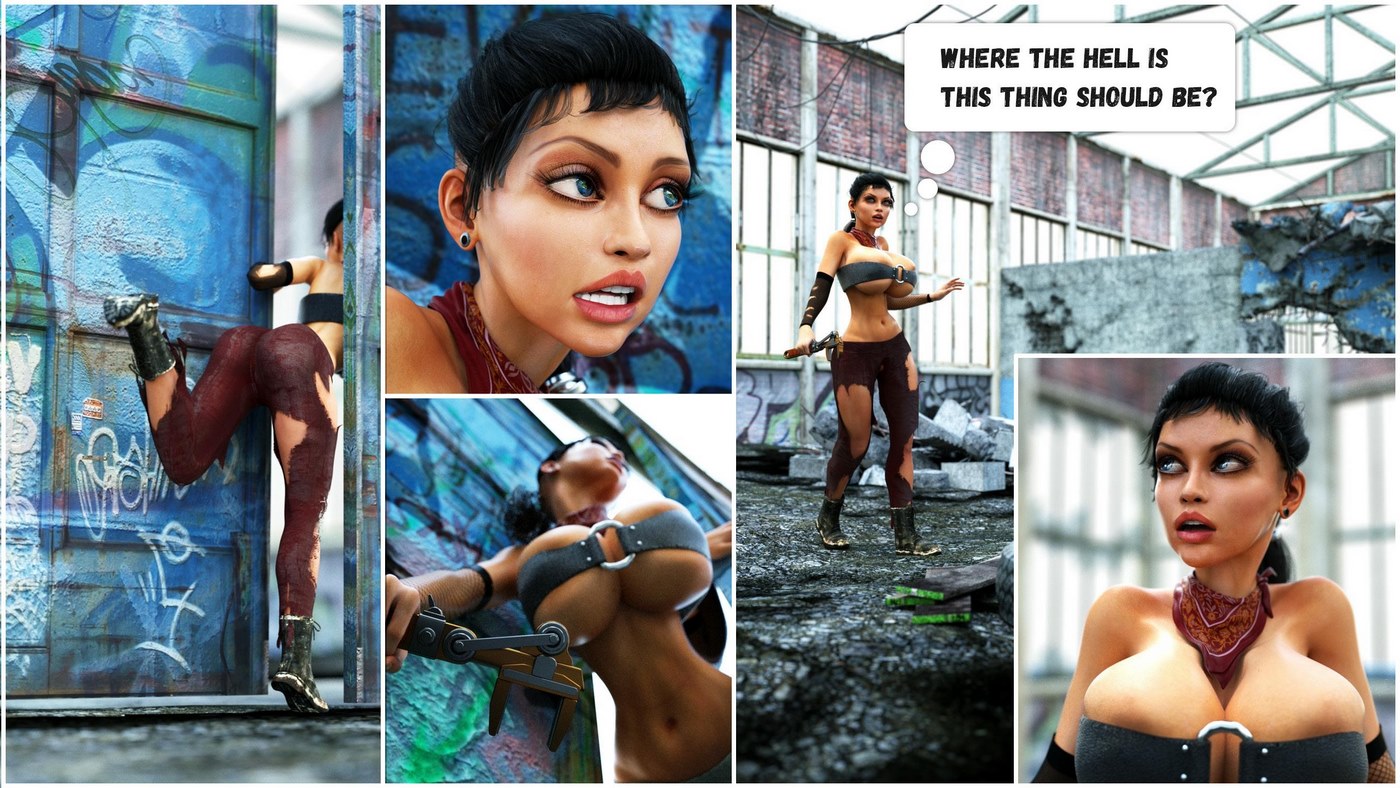 Smerinka – The Big Snatch 3D Porn Comics 002