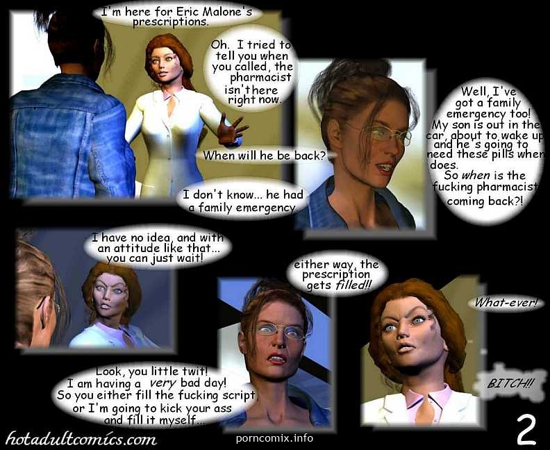 Son’s Big Dick- Mrs. Malone 1 3D Porn Comics 003