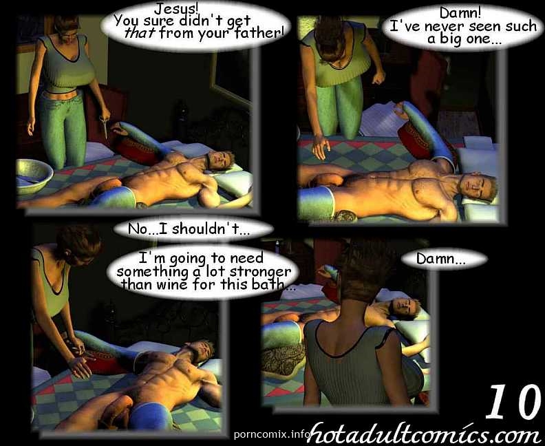 Son’s Big Dick- Mrs. Malone 1 3D Porn Comics 010