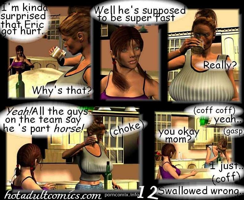 Son’s Big Dick- Mrs. Malone 1 3D Porn Comics 012