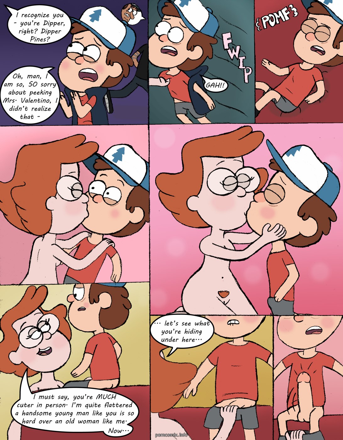 Stacey’s Mom (Gravity Falls) Adult Comics 002