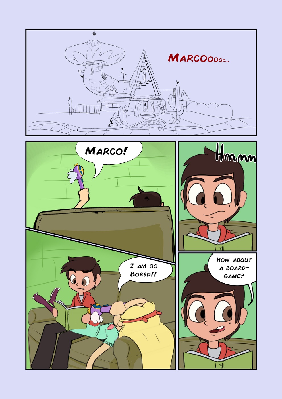 Star Vs The Forces Of Evil – Starus Board Game Adult Comics 001