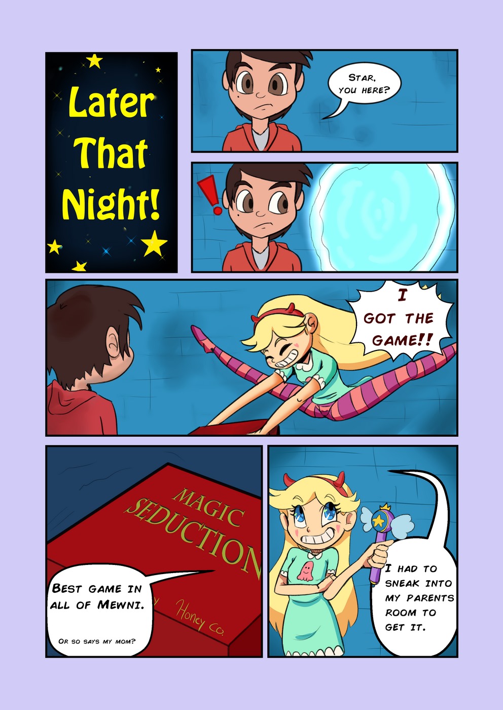 Star Vs The Forces Of Evil – Starus Board Game Adult Comics 003