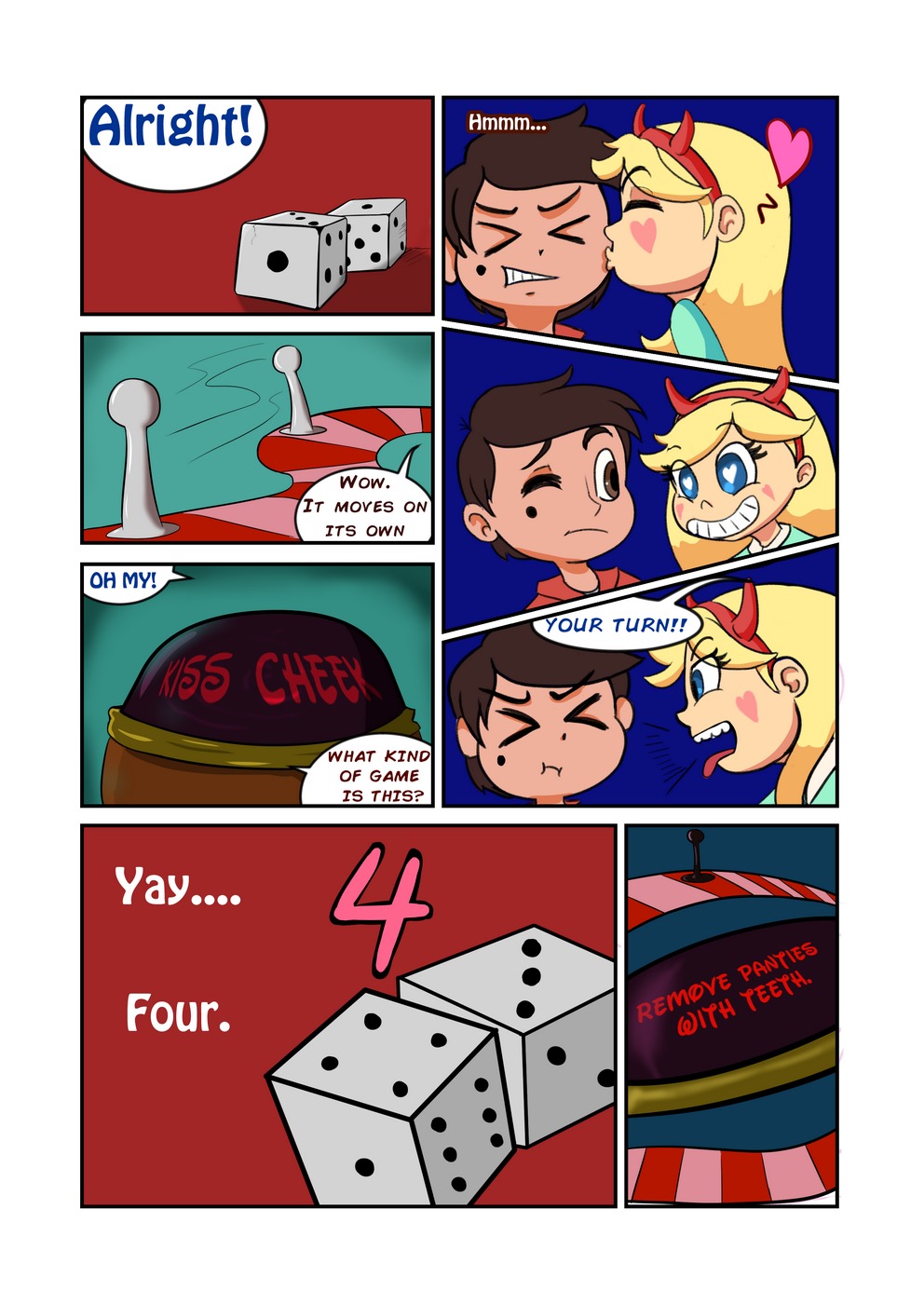 Star Vs The Forces Of Evil – Starus Board Game Adult Comics 005