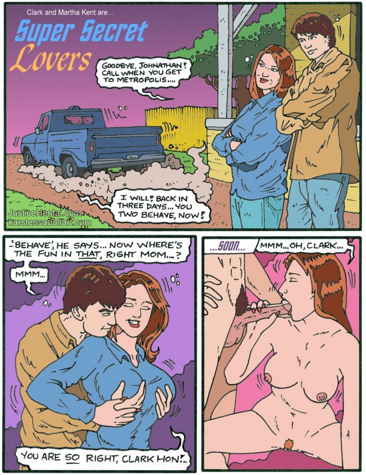 Super Secret Lovers Adult Comics 001
