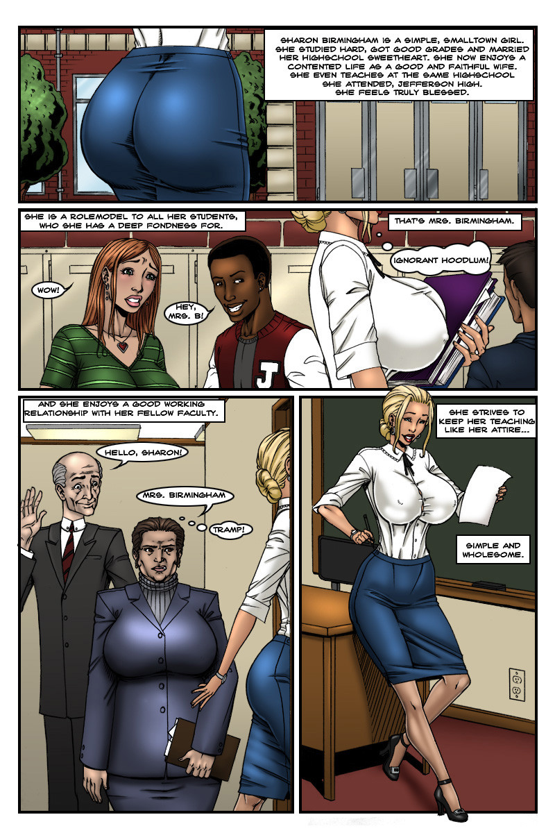 Teacher’s Hard Lessons 2- DeucesWorld Porncomics 001