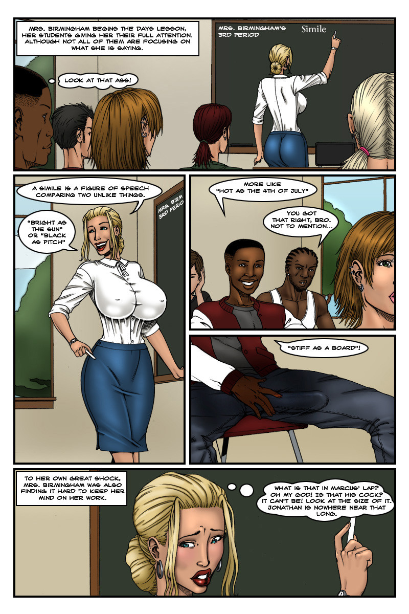 Teacher’s Hard Lessons 2- DeucesWorld Porncomics 002