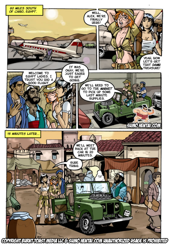 The Adventurers- Pharaoh’s Curse Adult Comics 002
