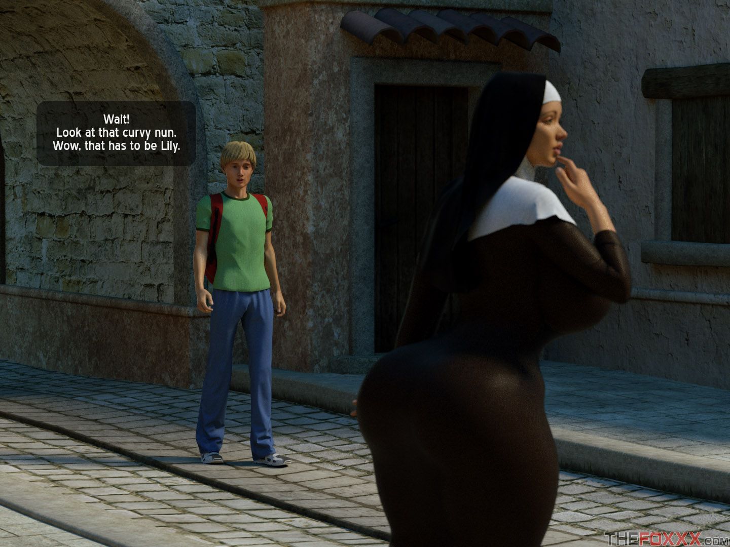 The Foxxx- Lily’s First Day as a Nun 3D Porn Comics 008