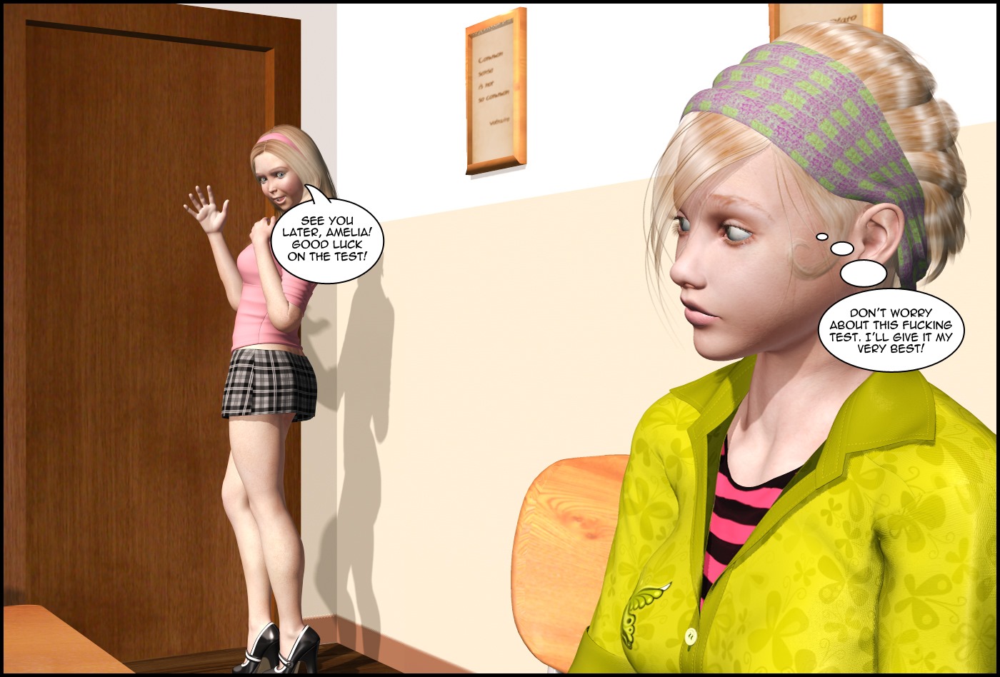 The Lesbian Test – Part 1 3D Porn Comics 029