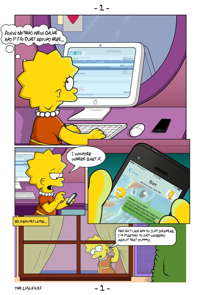 The Lisa files – Simpsons  Comics 002